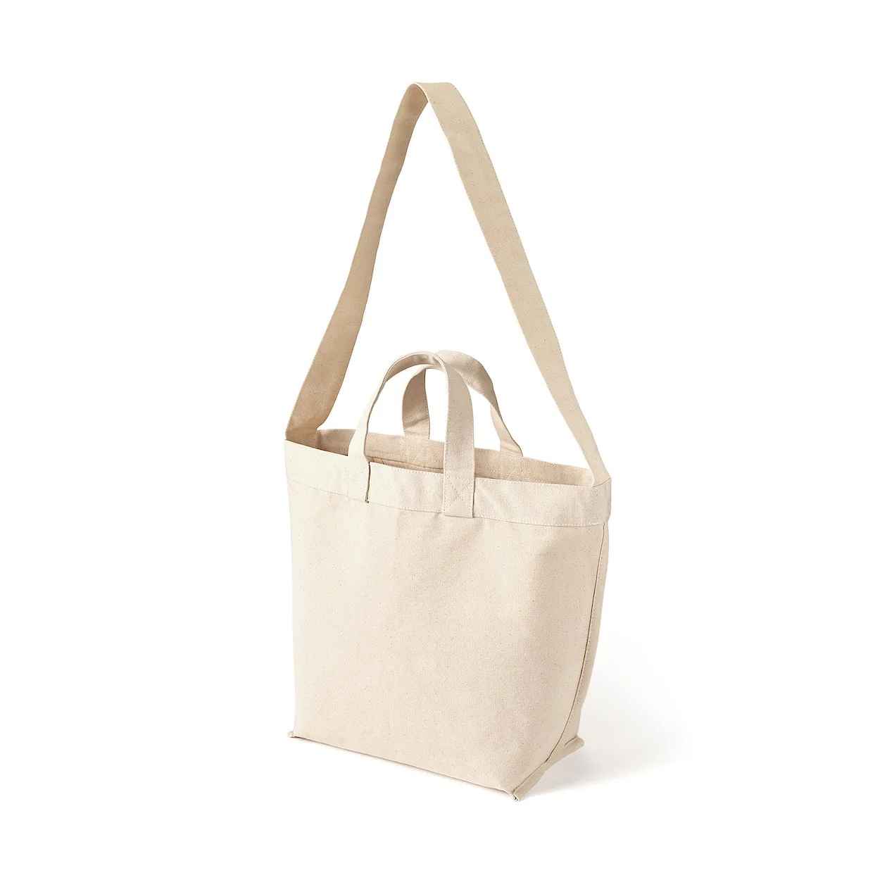 Canvas 2-Way Crossbody Tote Bag - Image 12