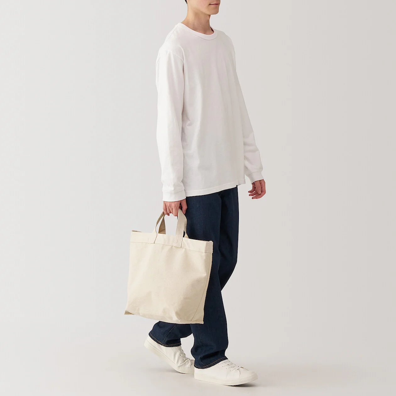 Canvas 2-Way Crossbody Tote Bag - Image 20
