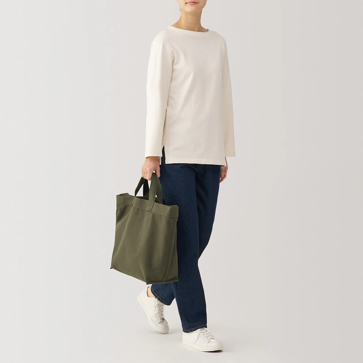 Canvas 2-Way Crossbody Tote Bag - Image 29