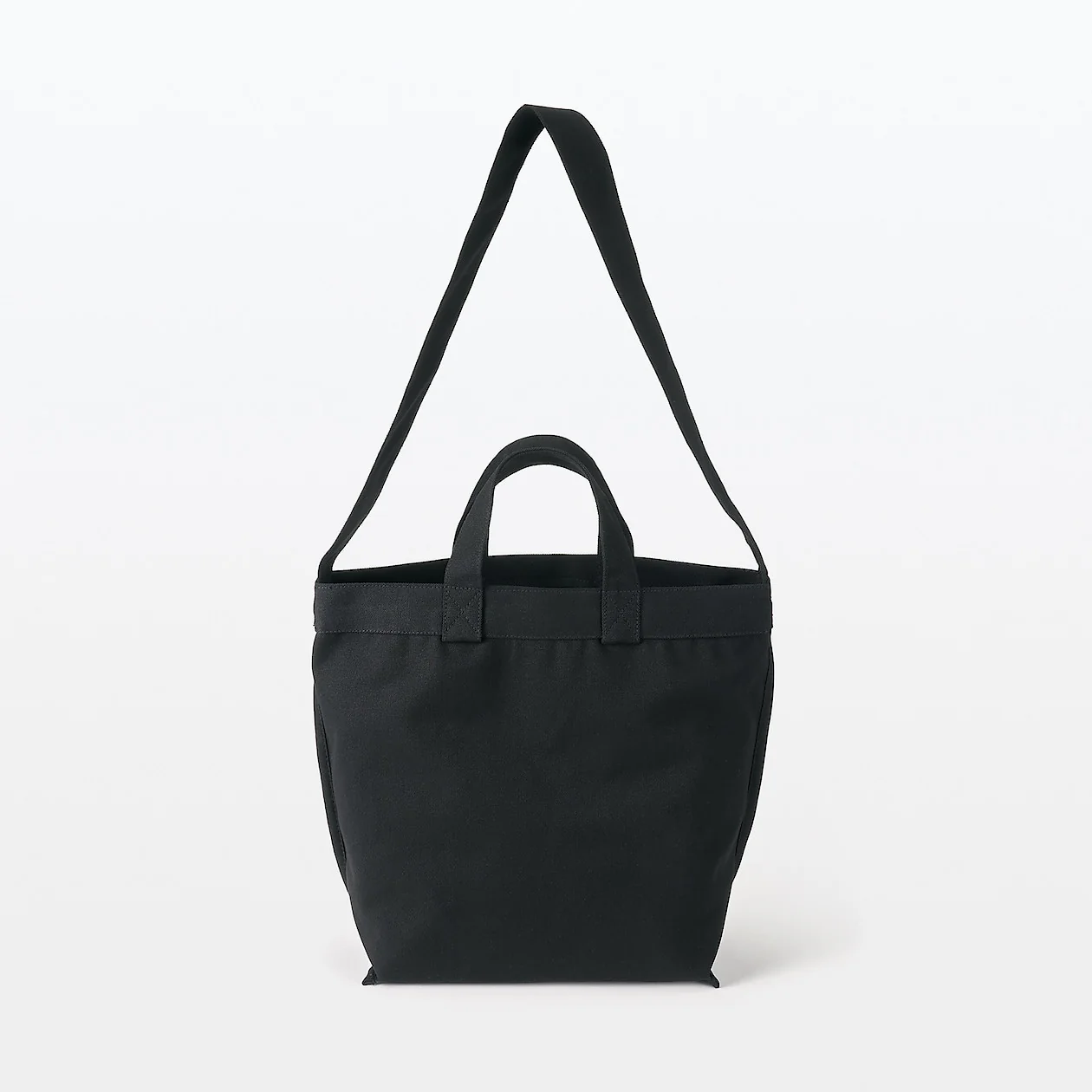 Canvas 2-Way Crossbody Tote Bag - Image 3