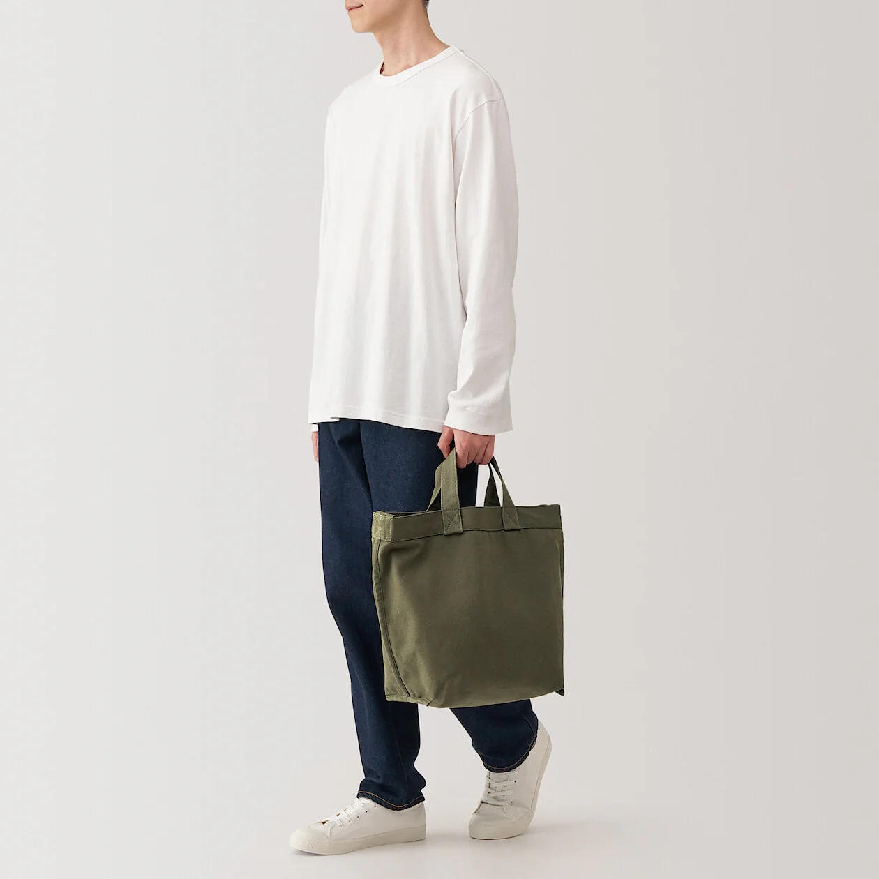 Canvas 2-Way Crossbody Tote Bag - Image 31