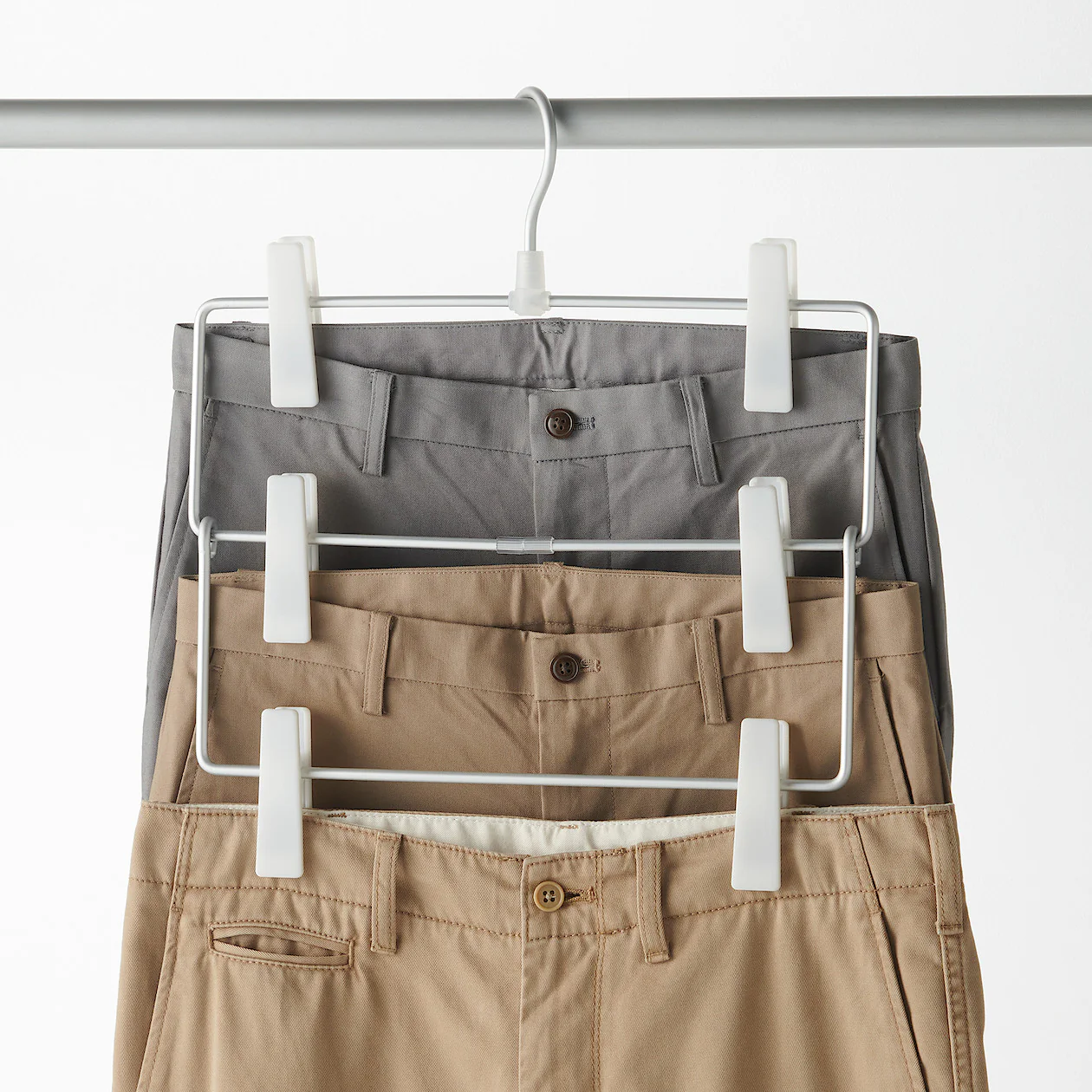 Aluminium Hanger for Pants & Skirt - 3 Tier
