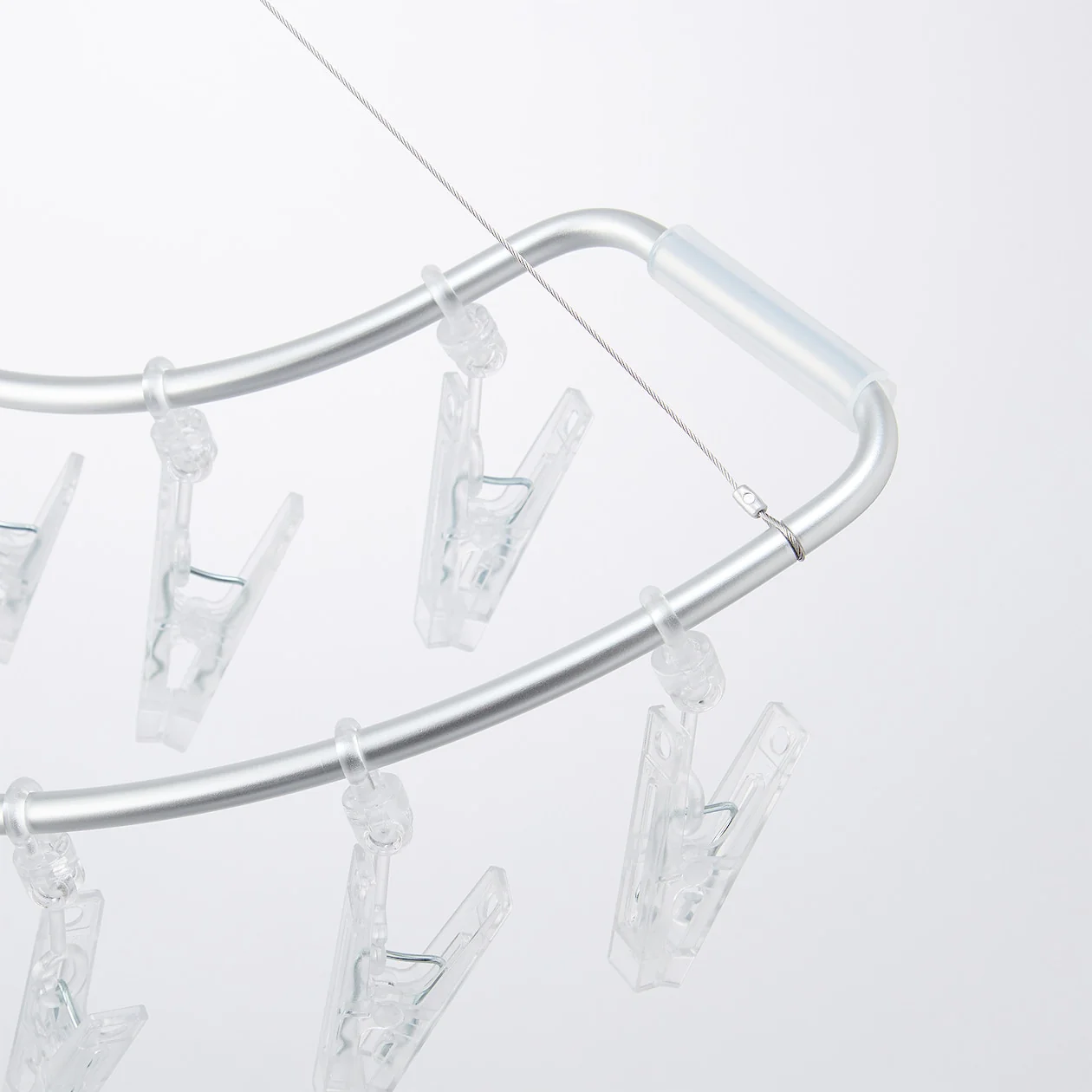 Aluminium Semi-Circle Hanger - 16 Pegs - Image 6