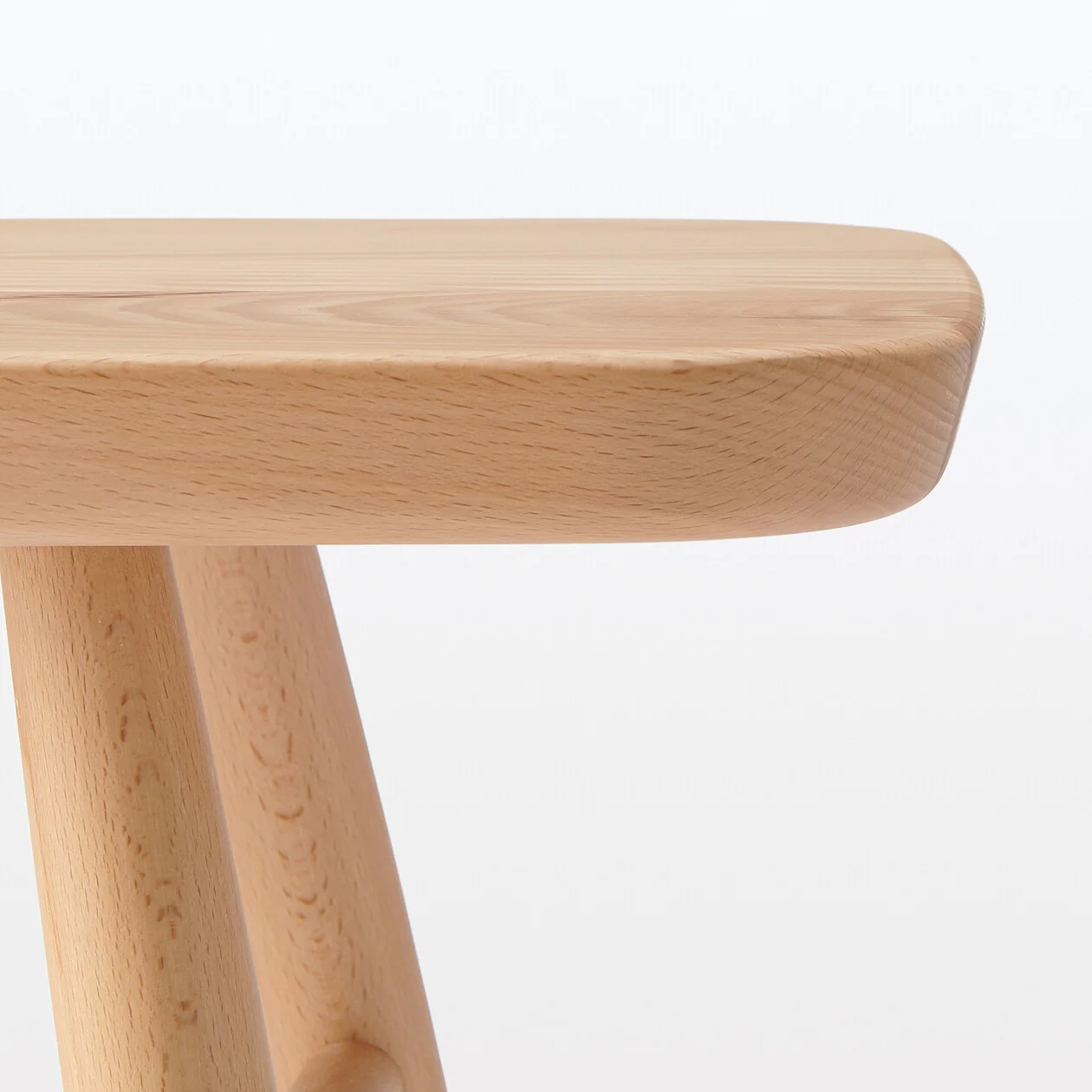 Beech Bench with Round Legs - Image 5