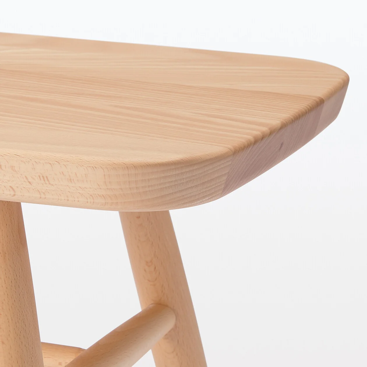 Beech Bench with Round Legs - Image 7