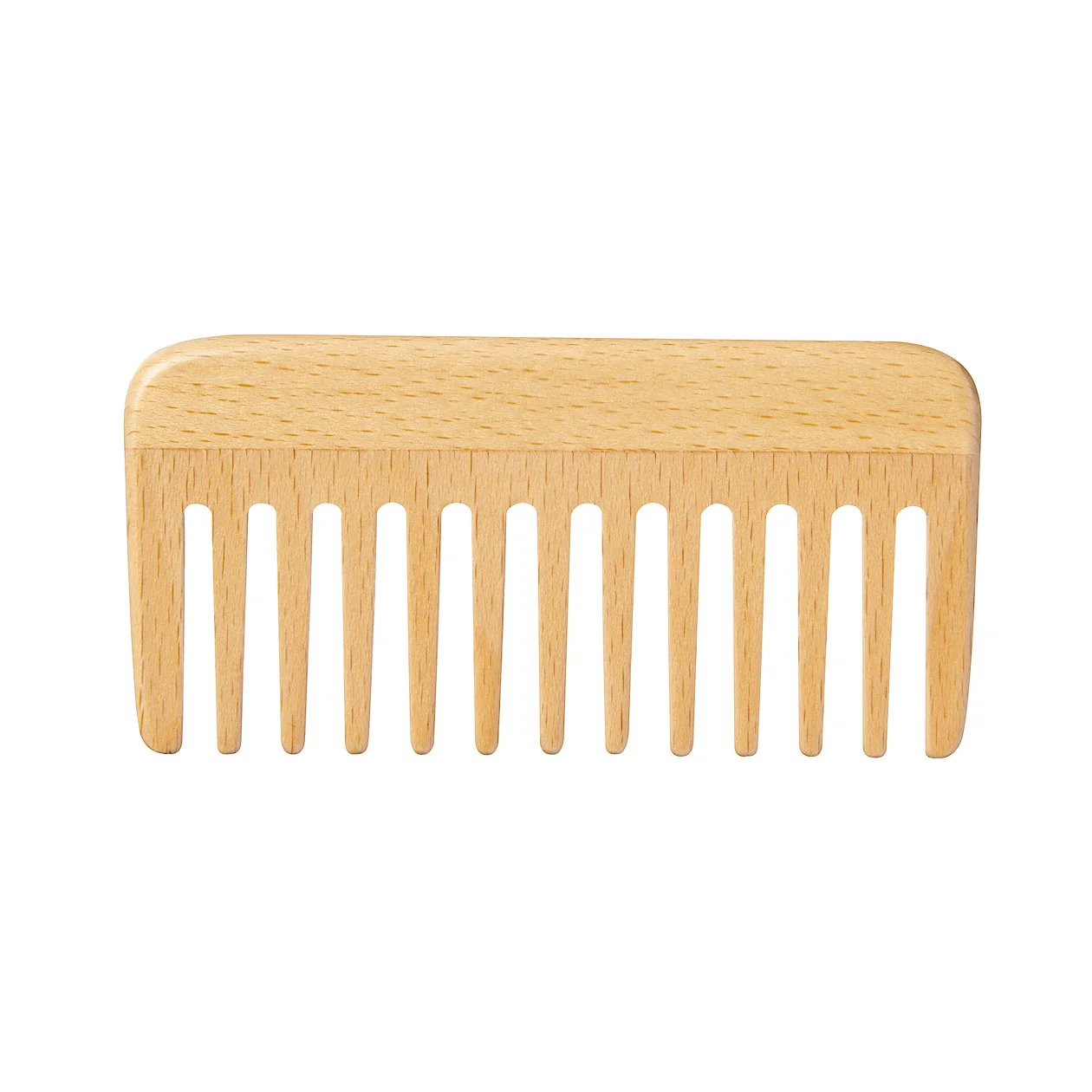 Beech Wood Wide Hair Comb - Image 2