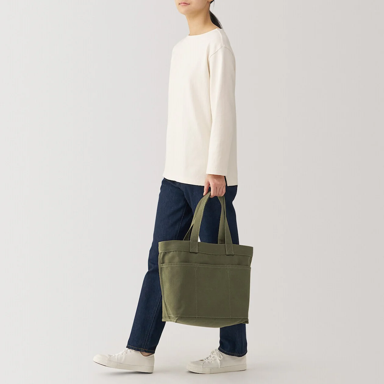 Wide Canvas Tote Bag - Image 24
