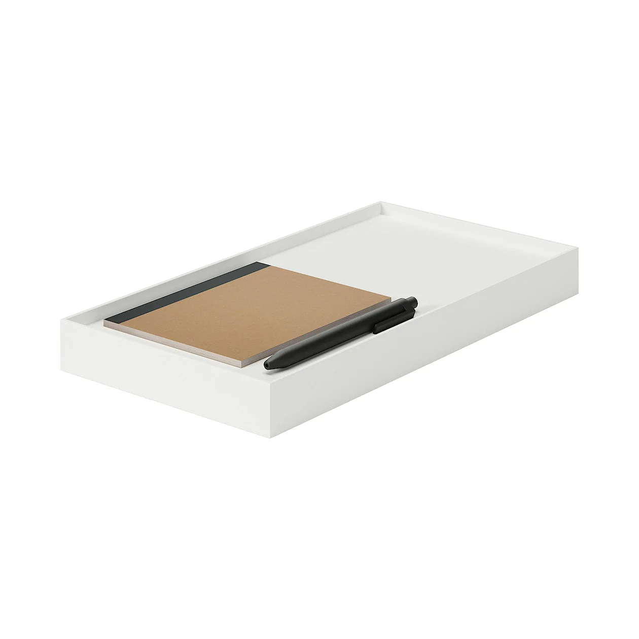 Castor-Attachable Lid For Wide PP File Box - White Grey - Image 4