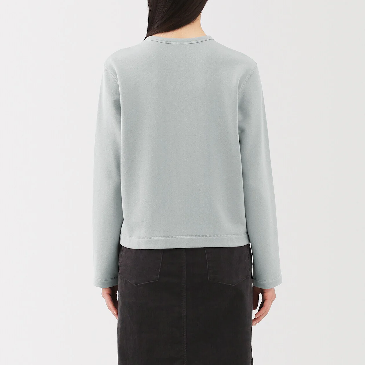 French Terry Sweatshirt Cardigan - Image 4