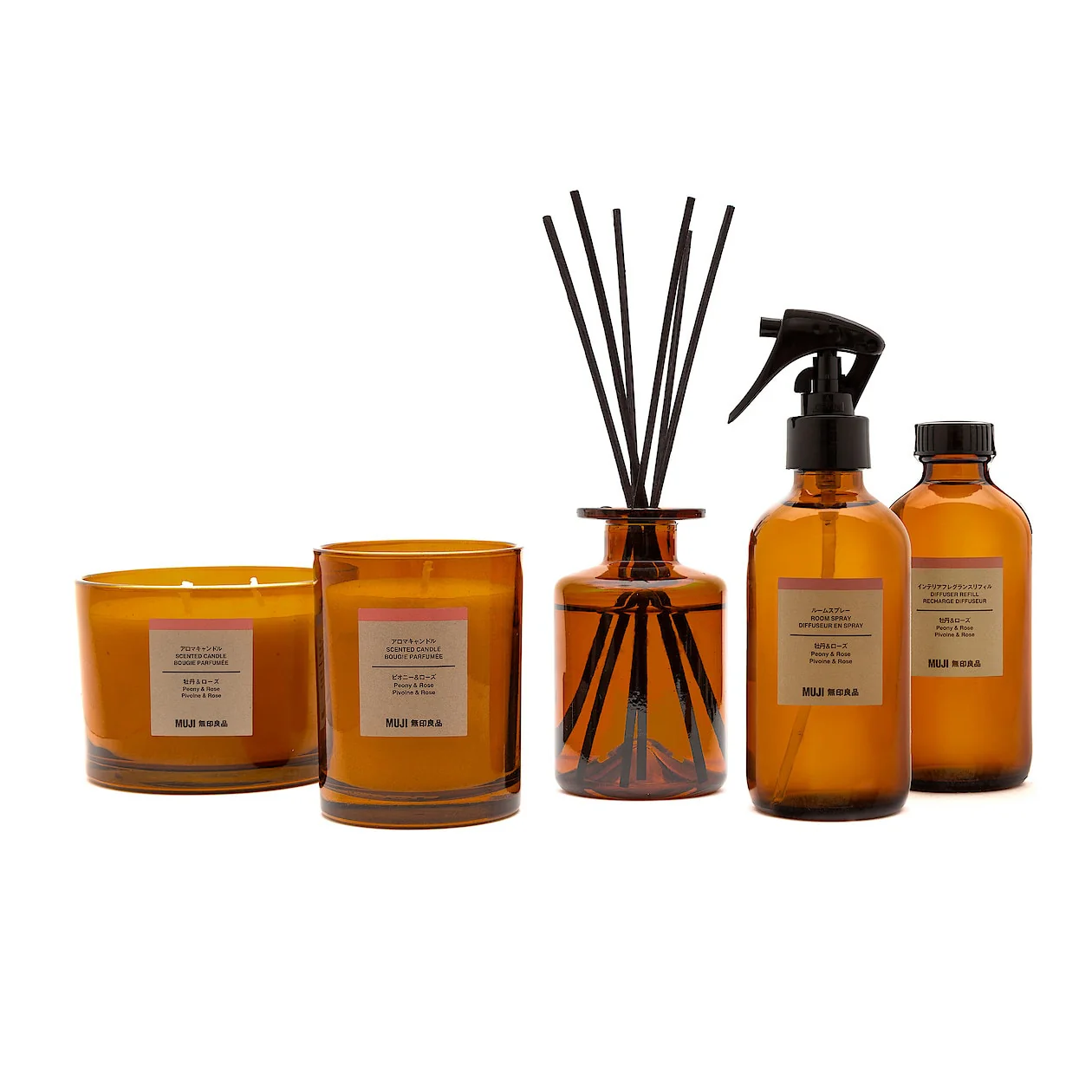 Glass Candle - Peony & Rose (1 Wick) - Image 4