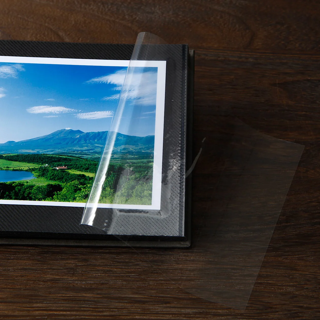 Hard Cover Photo Album Landscape - Dark Grey - Image 3