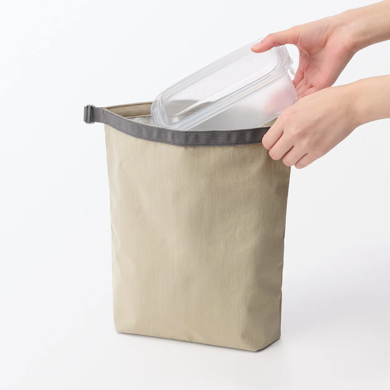 Height-Adjustable Roll-Top Lunch Bag - Large - Image 6