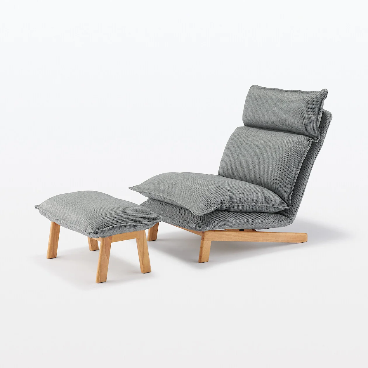 High-Back Reclining Sofa with Plain Weave Cover - Image 19