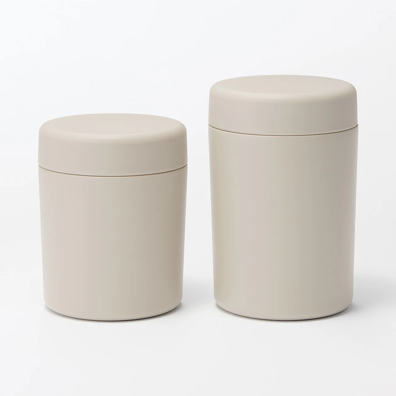 Insulated Food Thermos - Grey Beige - Image 8