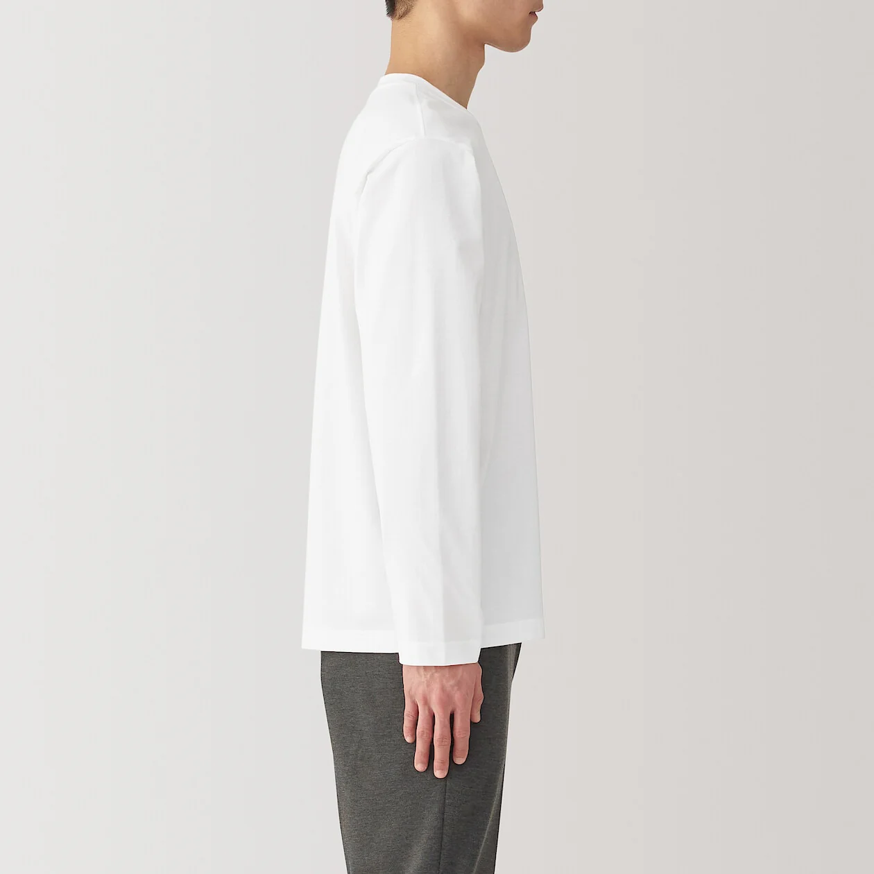 Jersey Crewneck Long Sleeve T-Shirt - Image 10