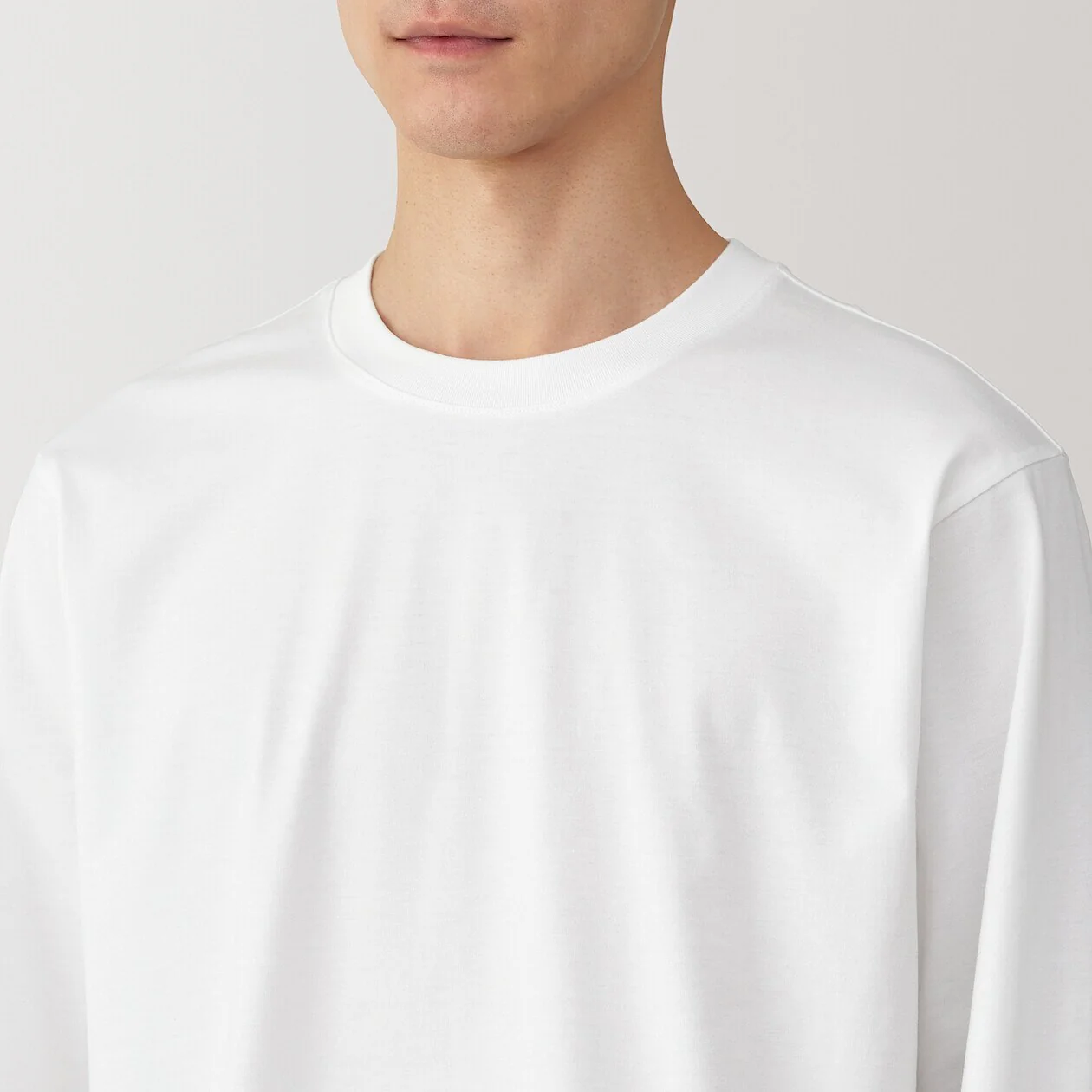 Jersey Crewneck Long Sleeve T-Shirt - Image 12
