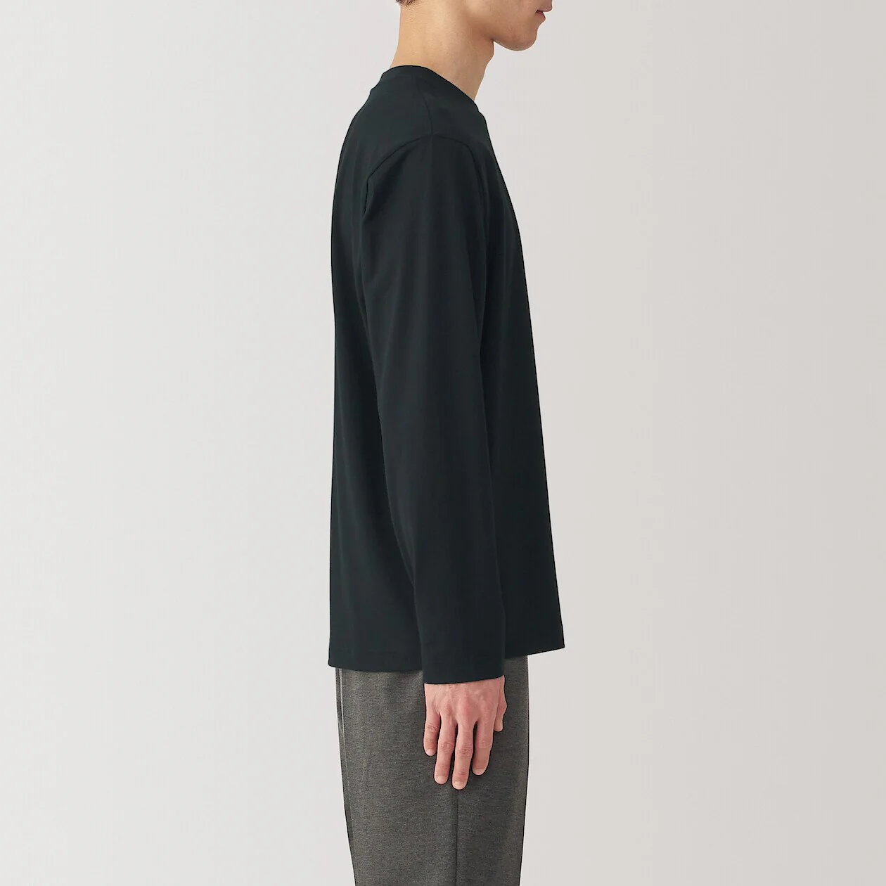 Jersey Crewneck Long Sleeve T-Shirt - Image 17