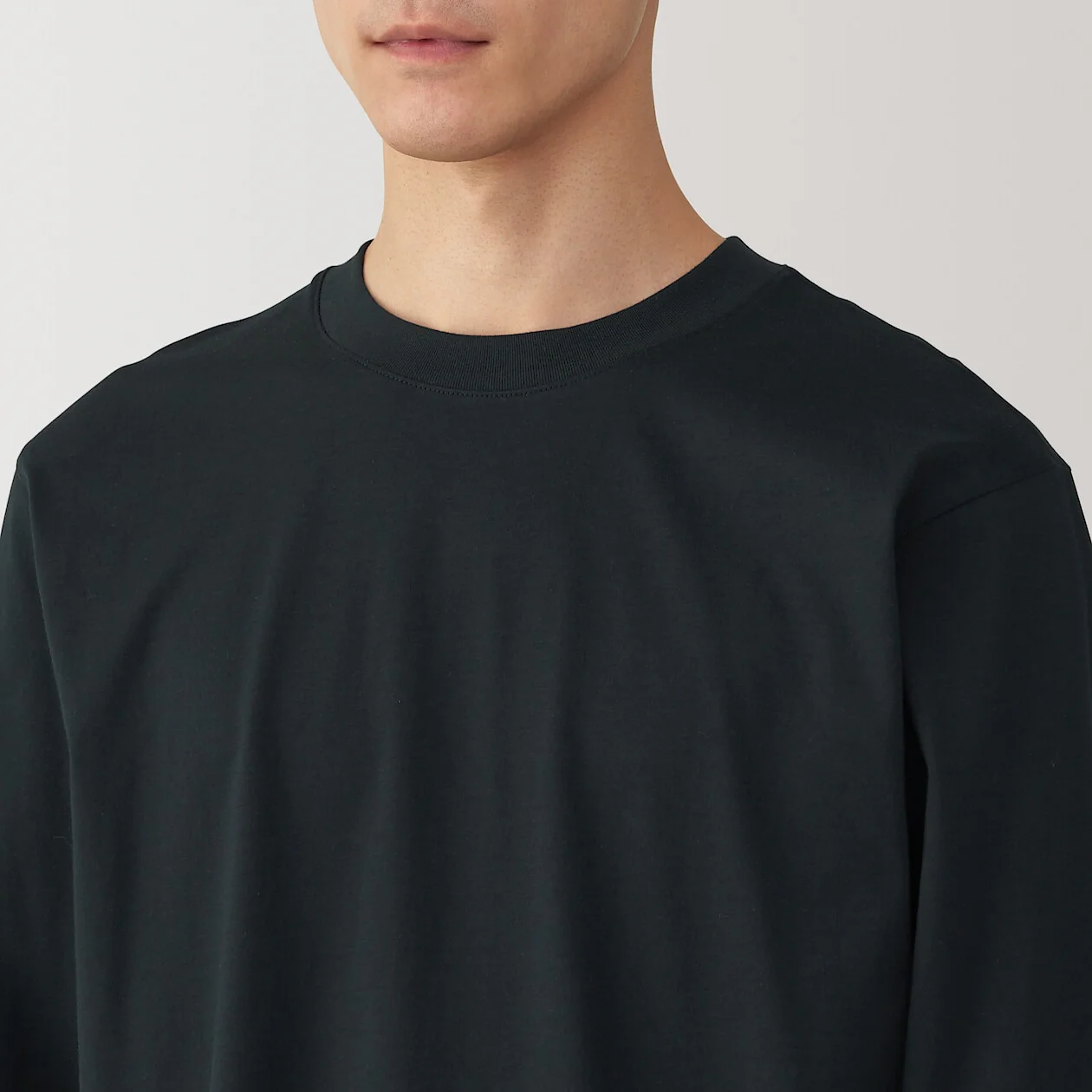 Jersey Crewneck Long Sleeve T-Shirt - Image 19
