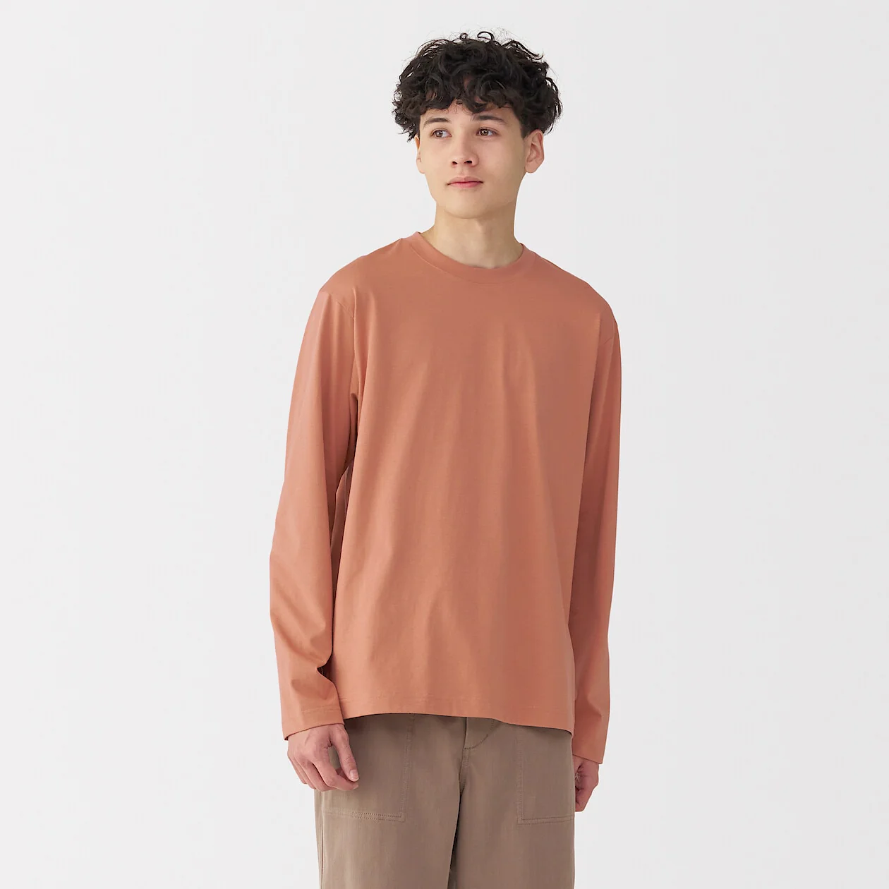 Jersey Crewneck Long Sleeve T-Shirt - Image 29