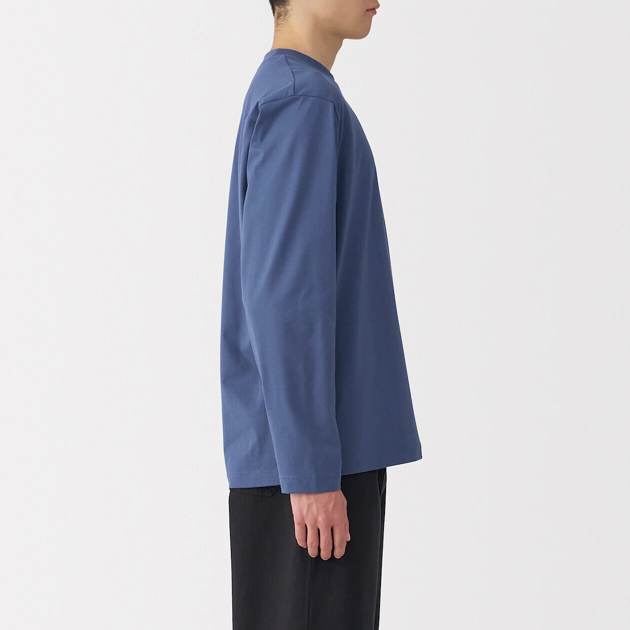 Jersey Crewneck Long Sleeve T-Shirt - Image 3