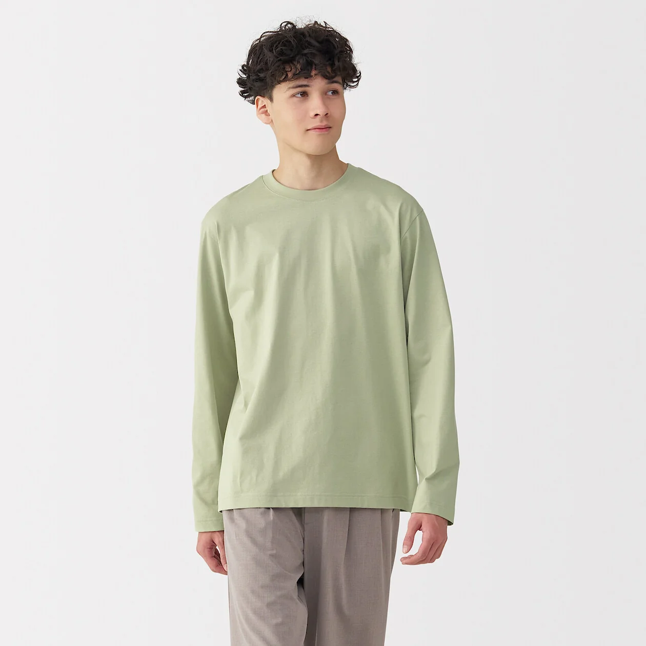 Jersey Crewneck Long Sleeve T-Shirt - Image 36