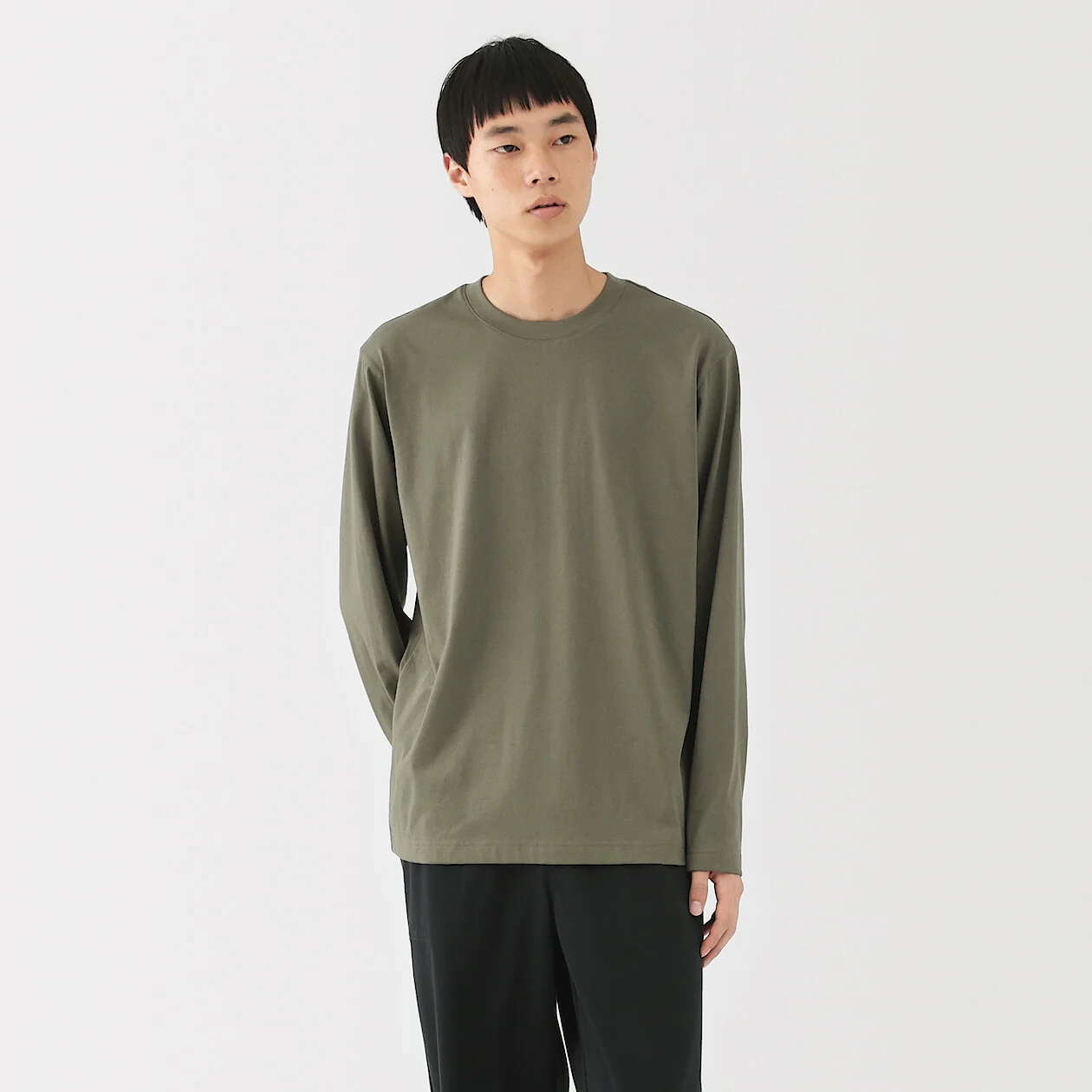 Jersey Crewneck Long Sleeve T-Shirt - Image 43