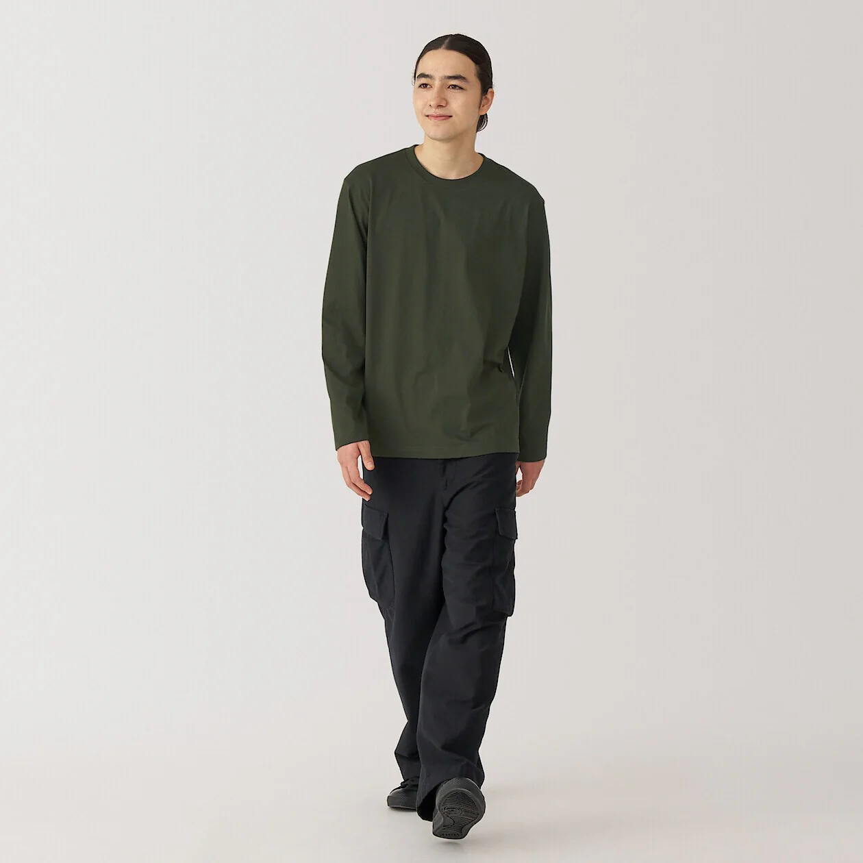 Jersey Crewneck Long Sleeve T-Shirt - Image 49