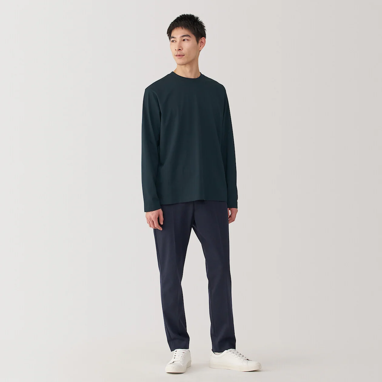 Jersey Crewneck Long Sleeve T-Shirt - Image 56