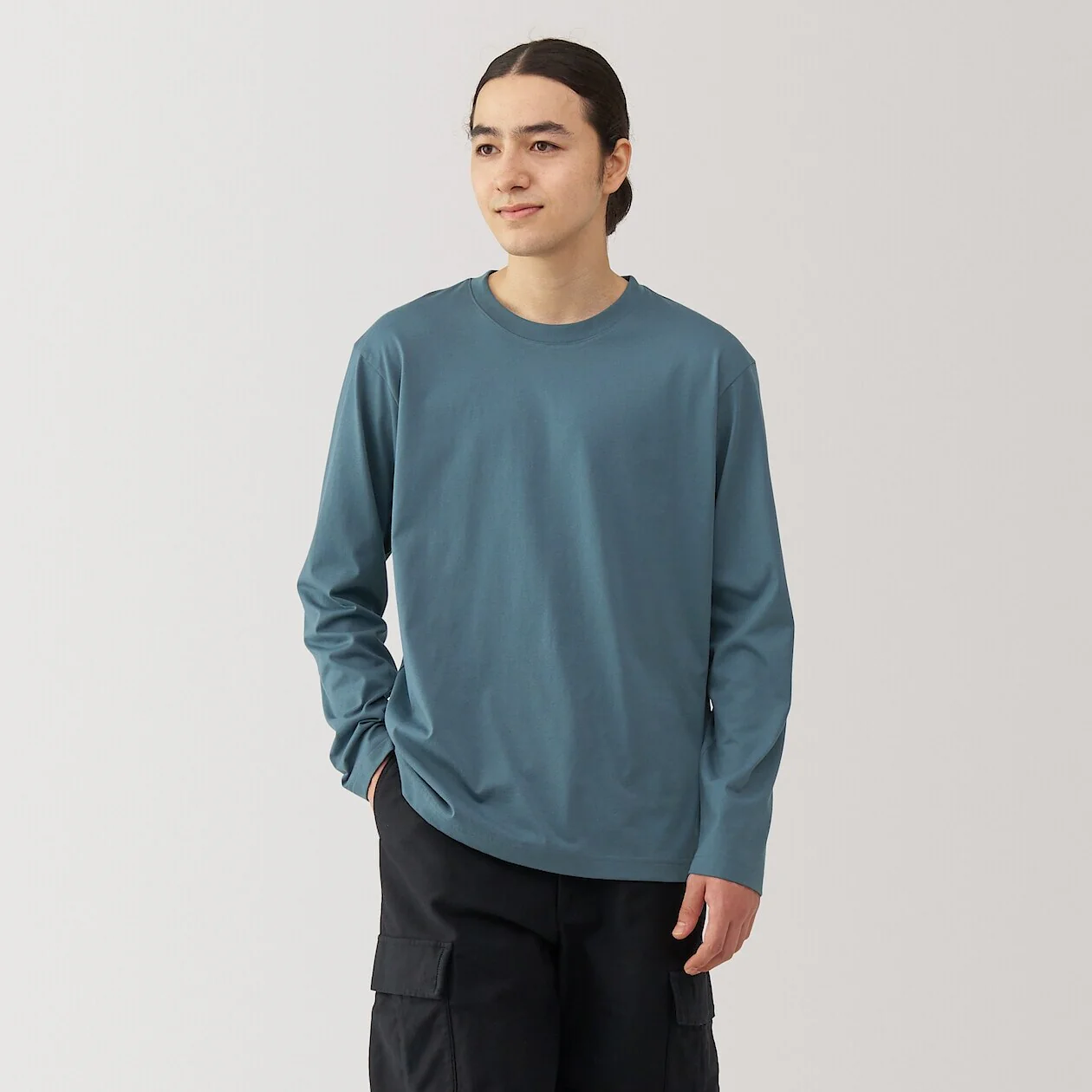 Jersey Crewneck Long Sleeve T-Shirt - Image 62