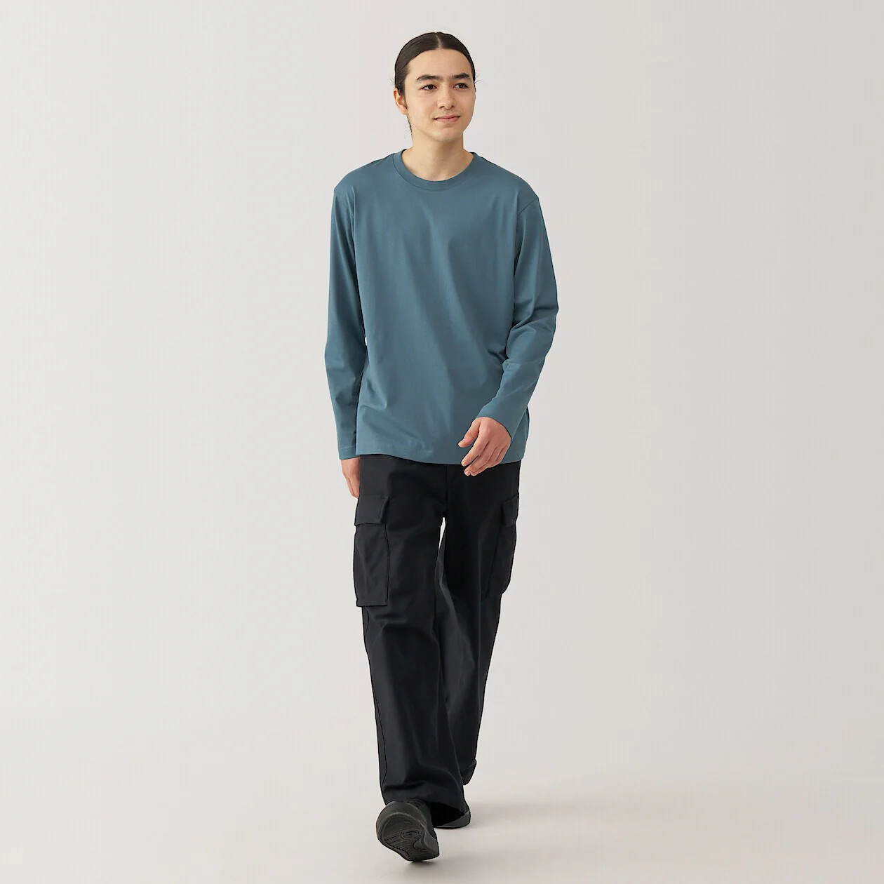 Jersey Crewneck Long Sleeve T-Shirt - Image 63