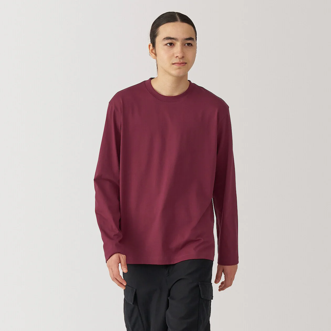 Jersey Crewneck Long Sleeve T-Shirt - Image 69