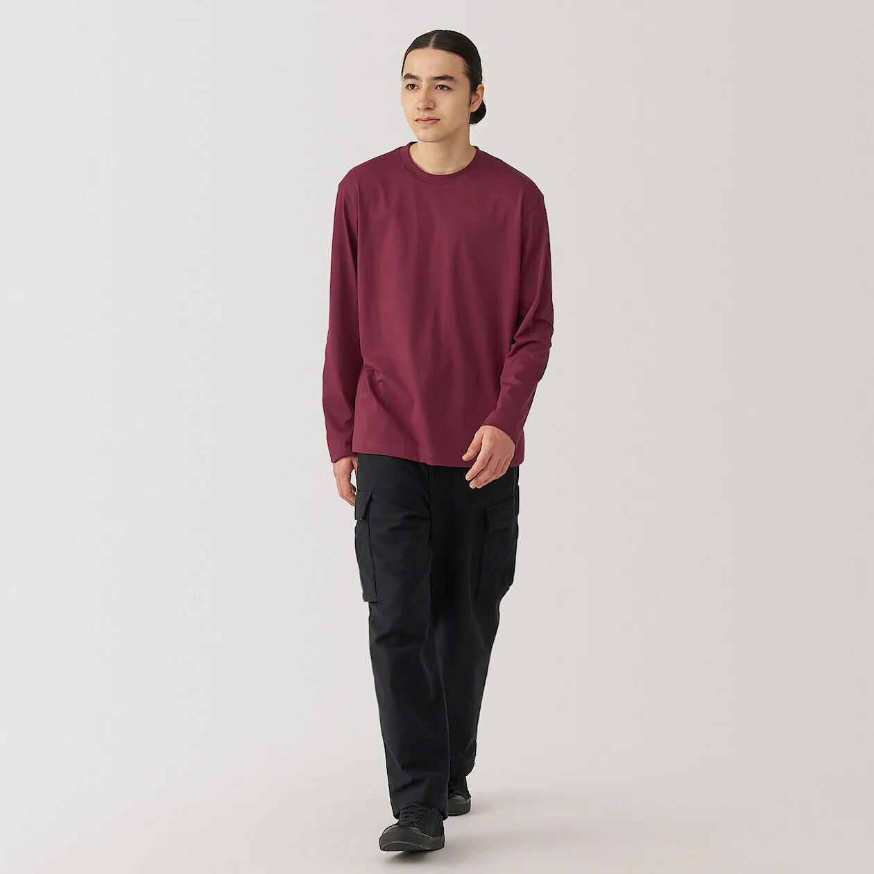 Jersey Crewneck Long Sleeve T-Shirt - Image 70