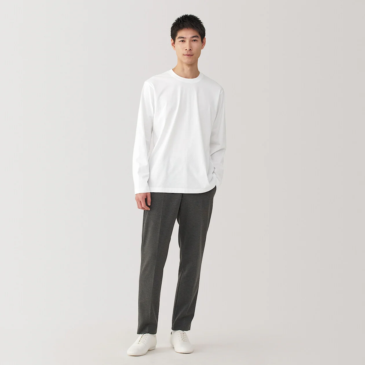 Jersey Crewneck Long Sleeve T-Shirt - Image 9