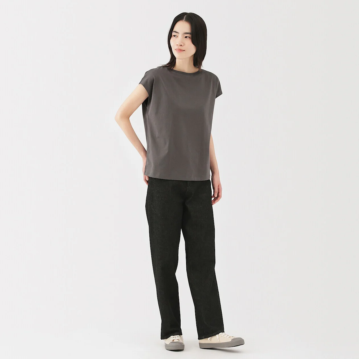 Jersey French Sleeve T-Shirt - Image 10