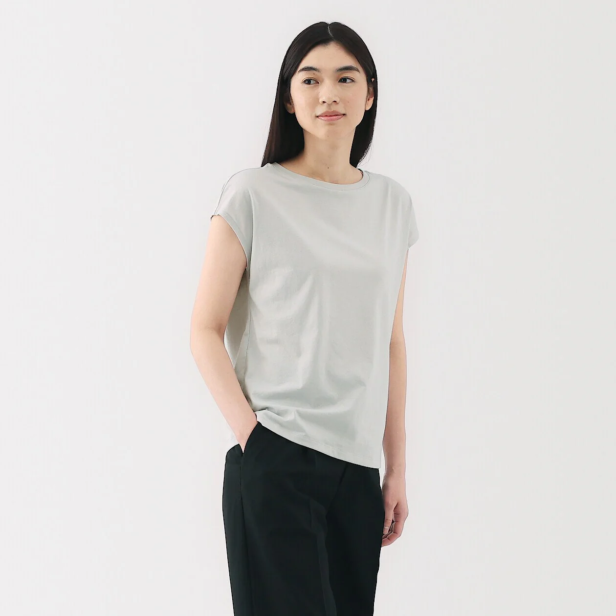 Jersey French Sleeve T-Shirt - Image 17