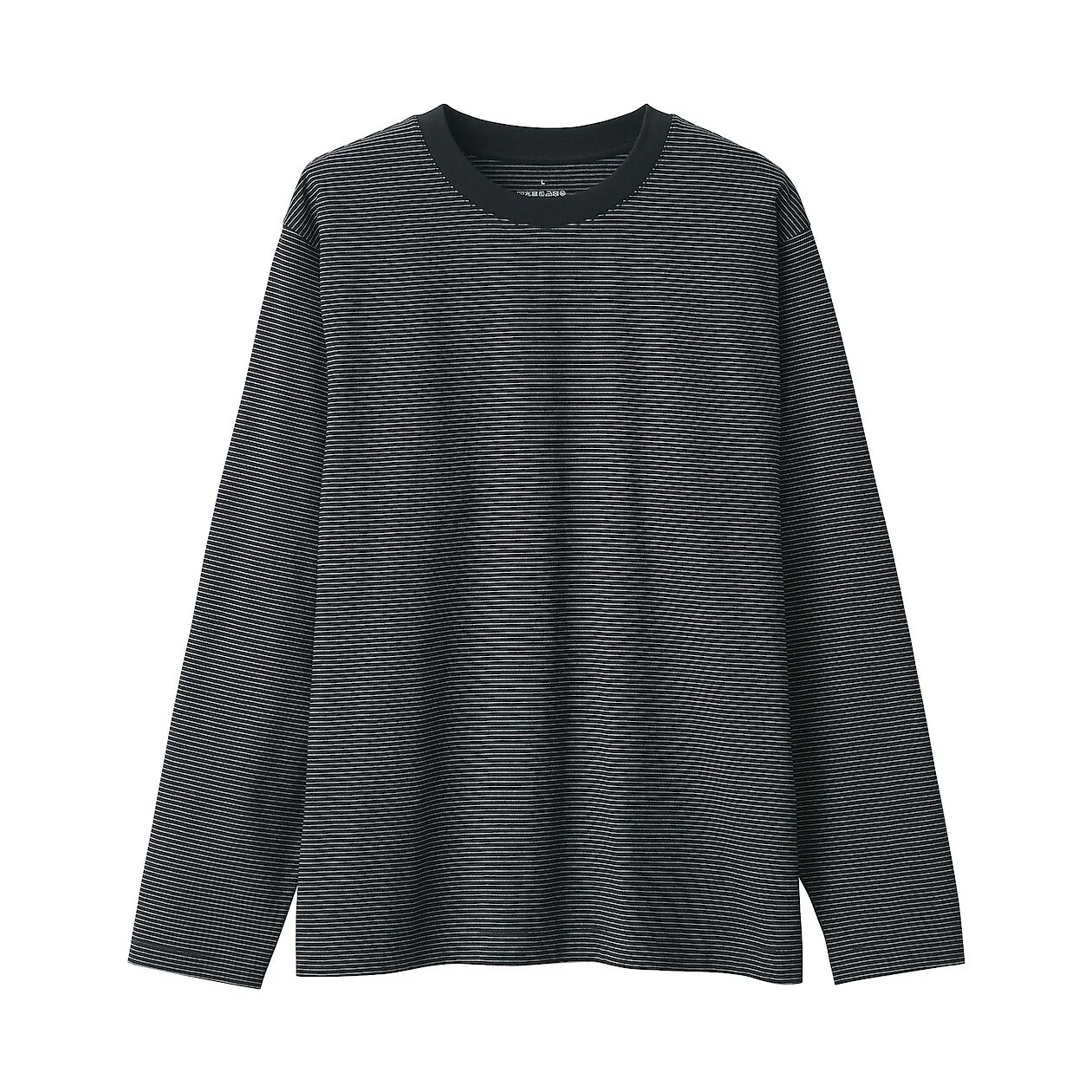 Stripe Jersey Crewneck Long Sleeve T-Shirt - Image 20