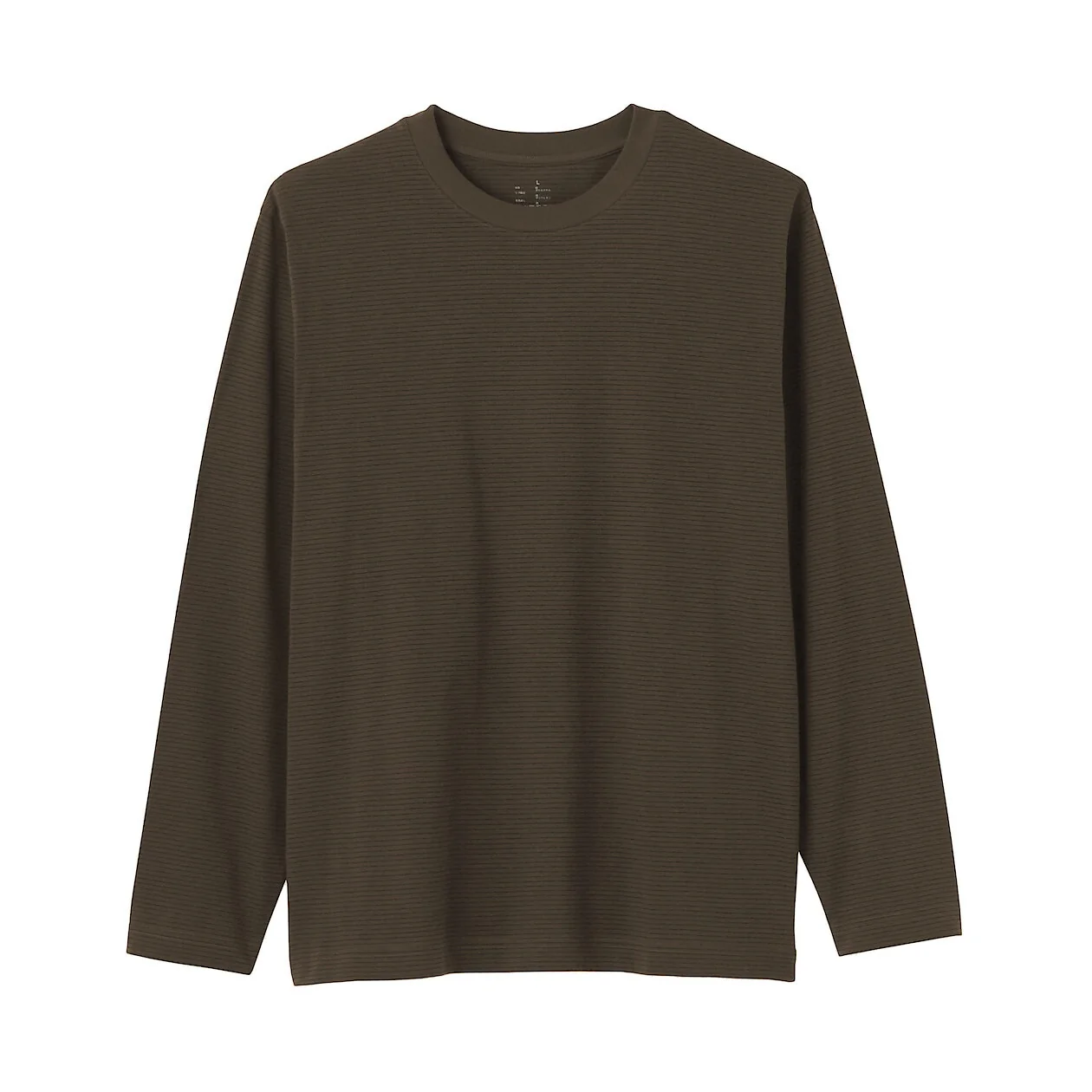 Stripe Jersey Crewneck Long Sleeve T-Shirt - Image 37