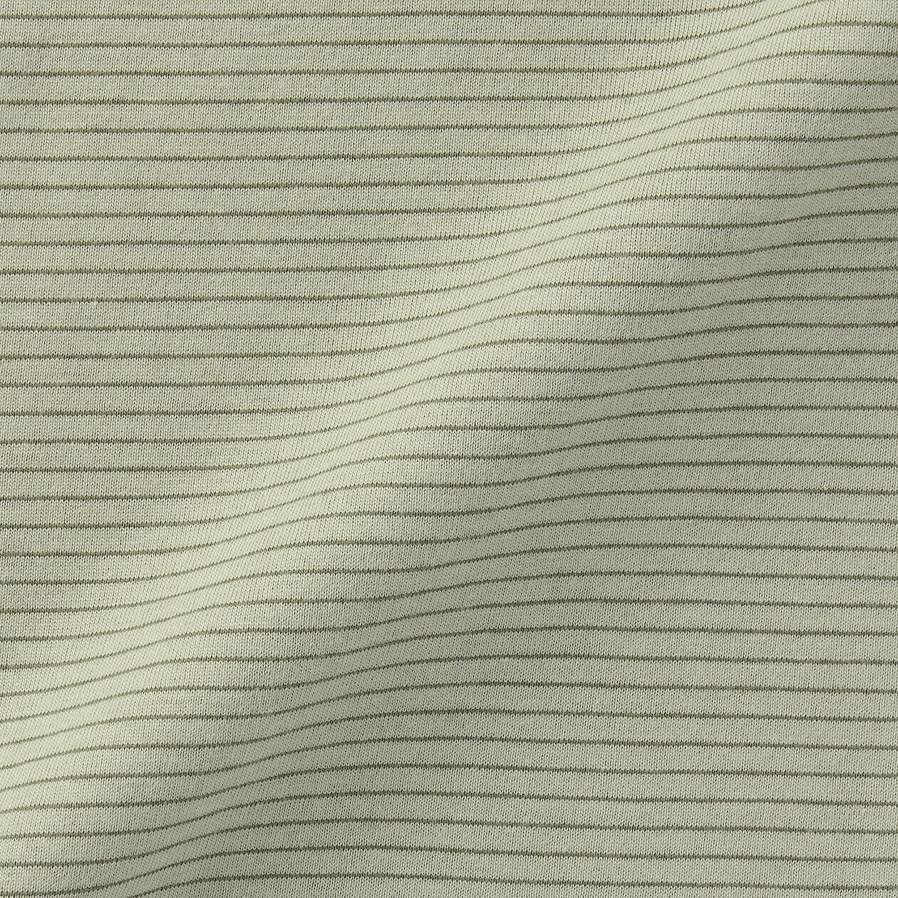 Stripe Jersey Crewneck Long Sleeve T-Shirt - Image 7