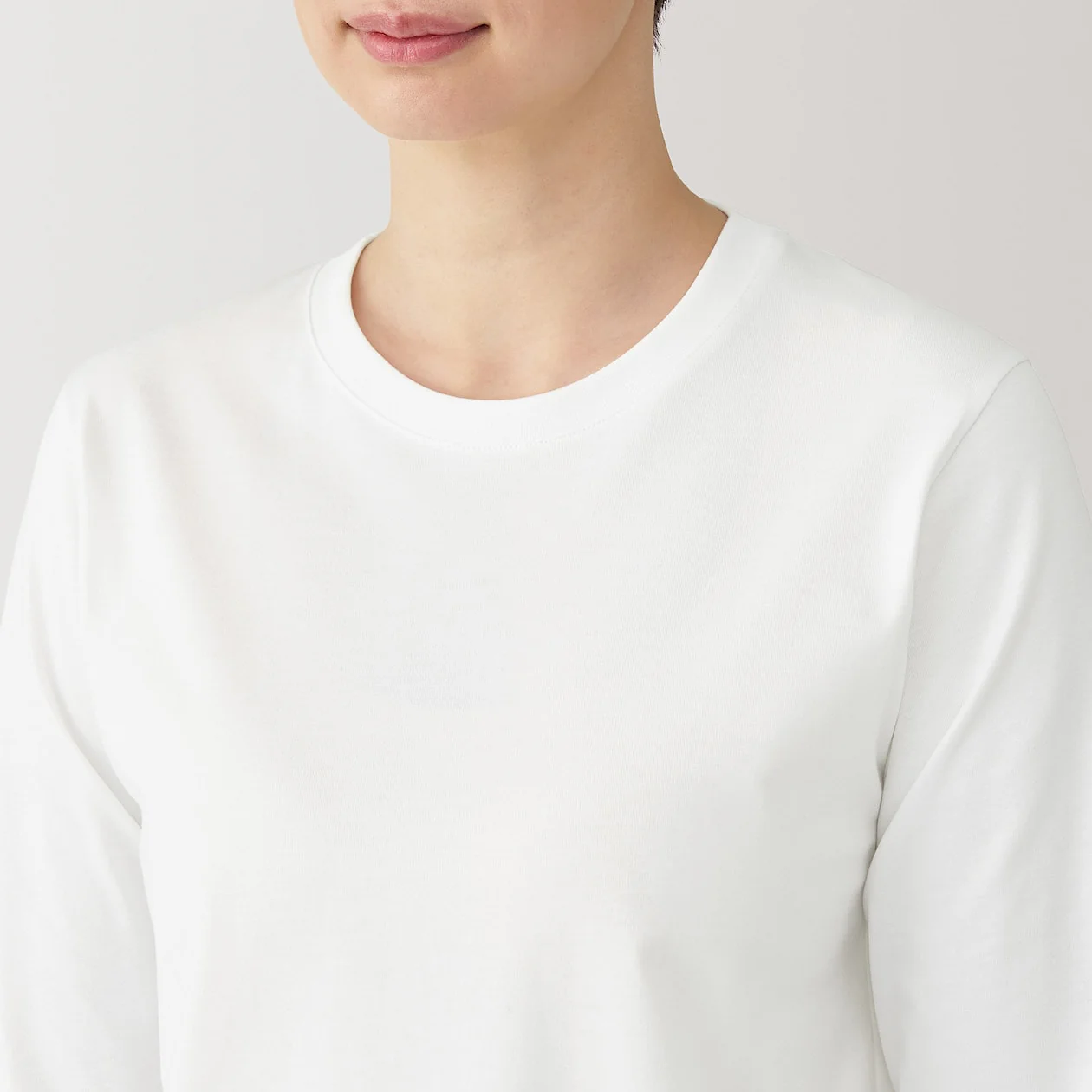 Jersey Crewneck Long Sleeve T-Shirt - Image 12