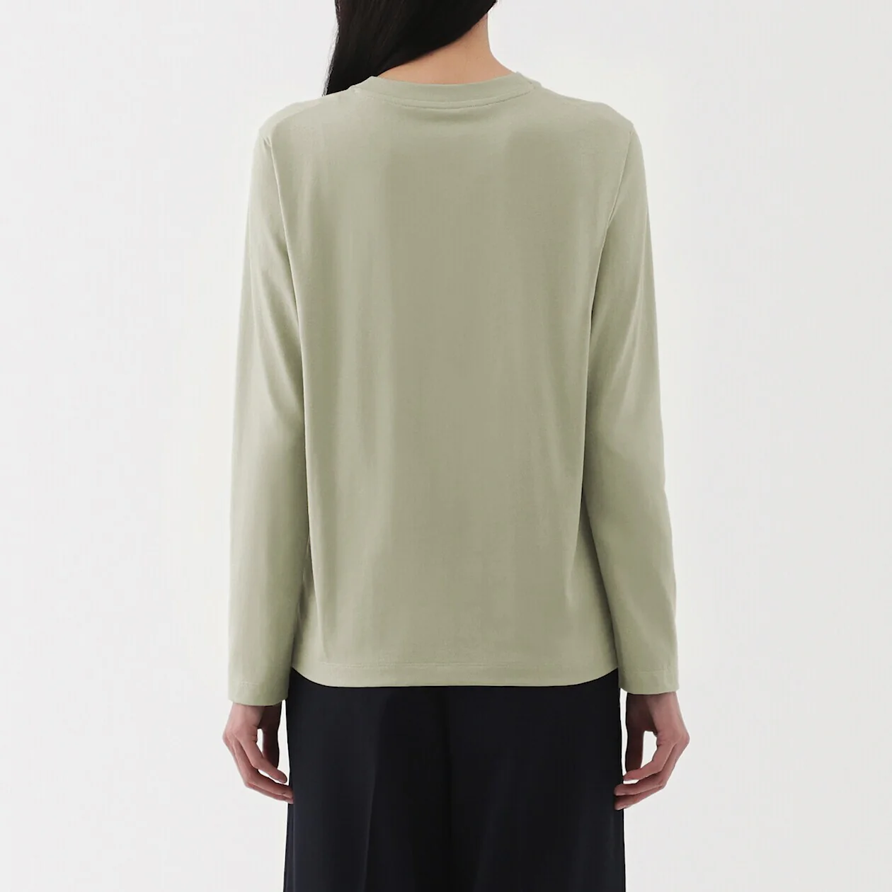 Jersey Crewneck Long Sleeve T-Shirt - Image 4