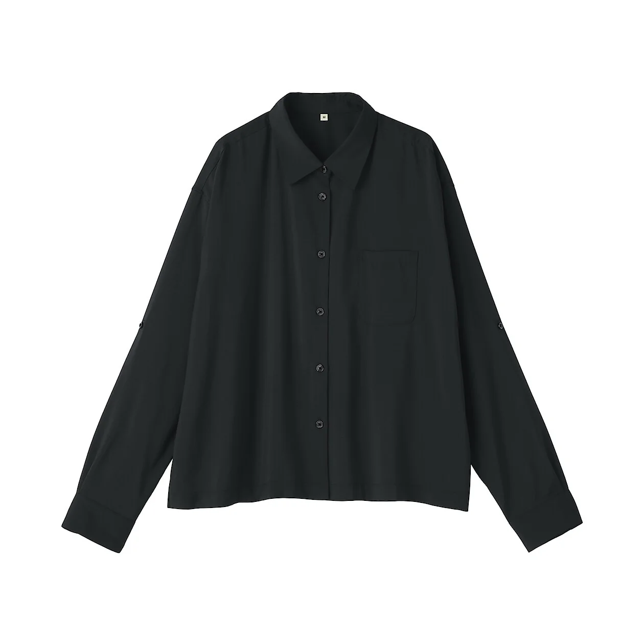 Modal Blend Relaxed Long Sleeve Shirt - Image 14