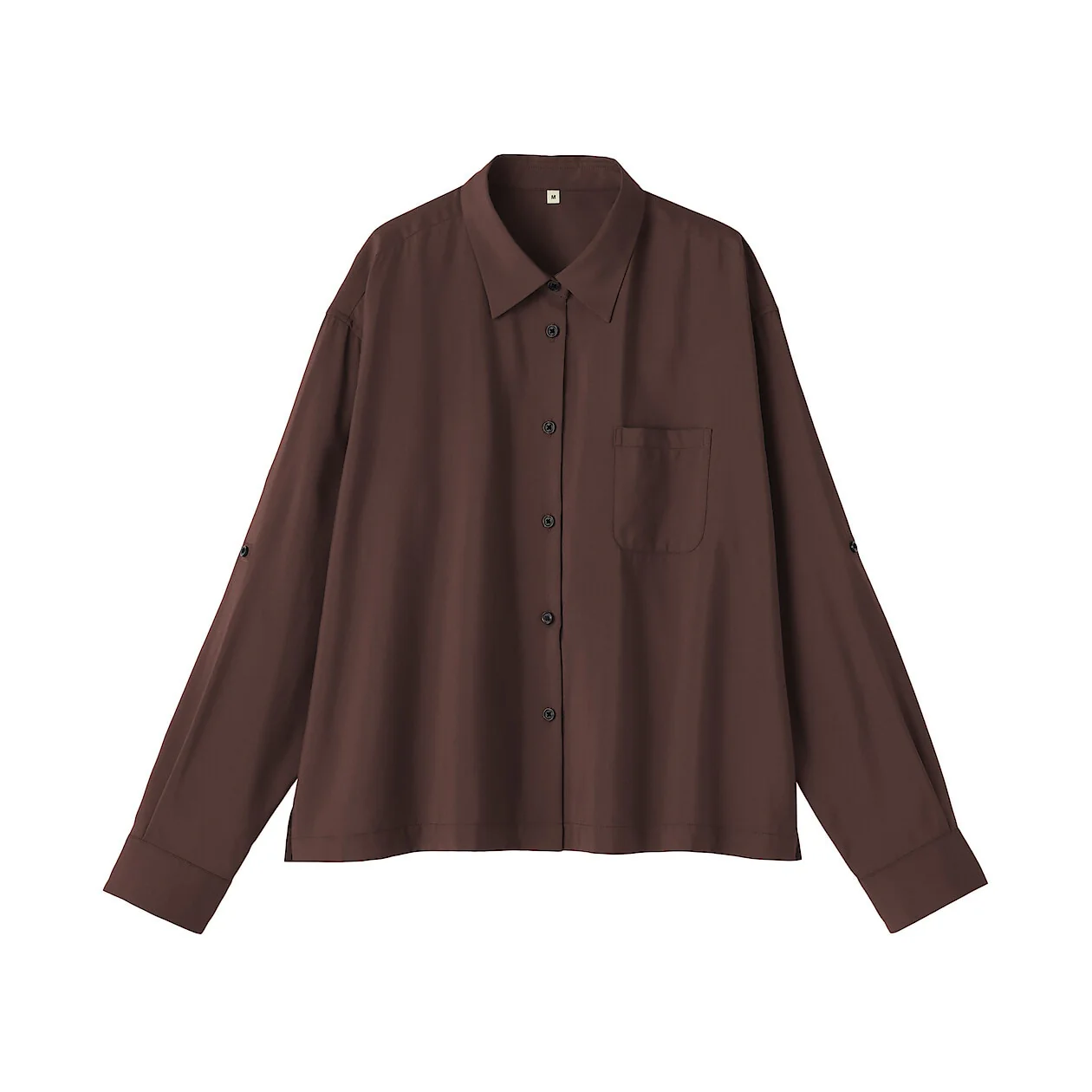 Modal Blend Relaxed Long Sleeve Shirt - Image 9