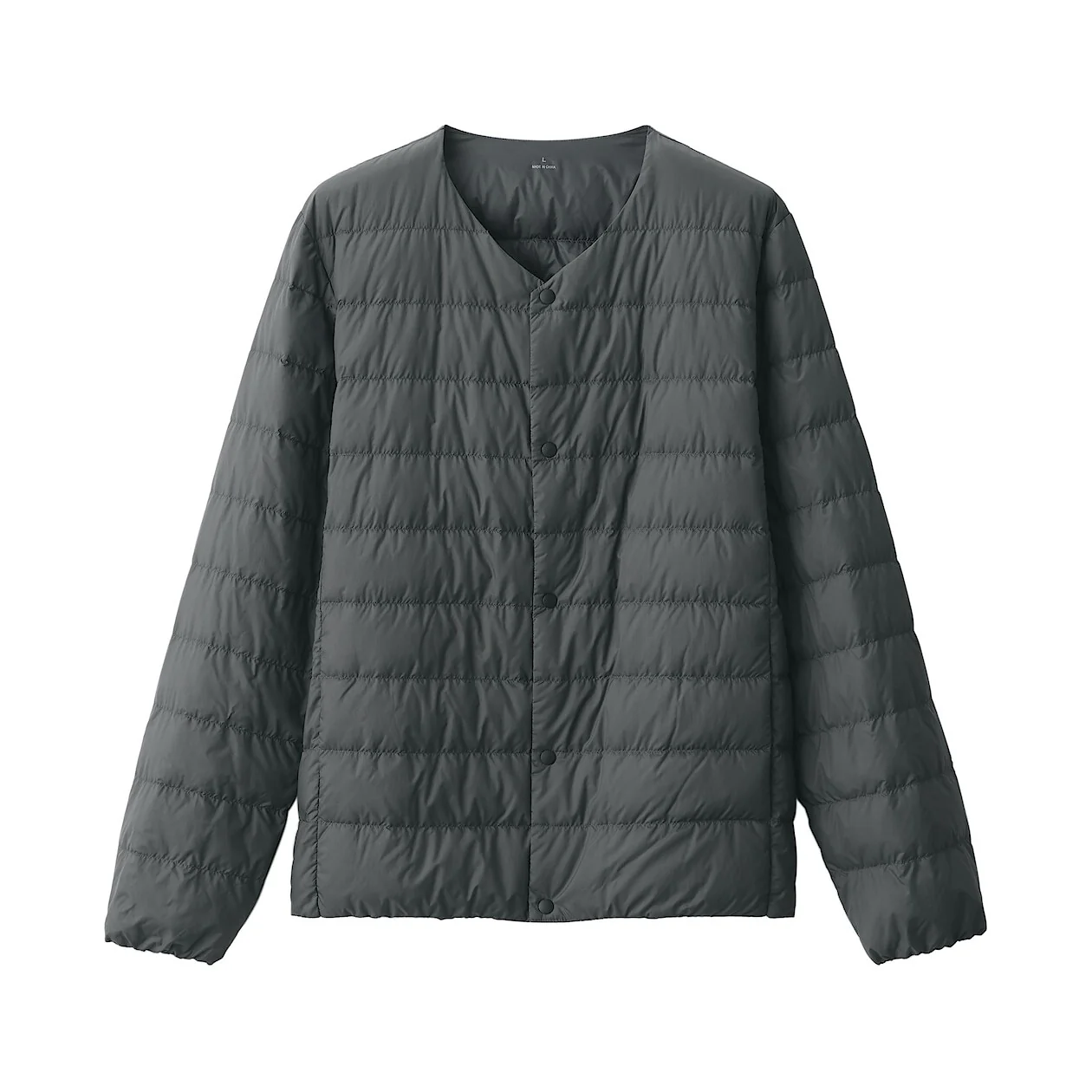 Lightweight Pocketable Collarless Down Puffer Jacket - Image 32