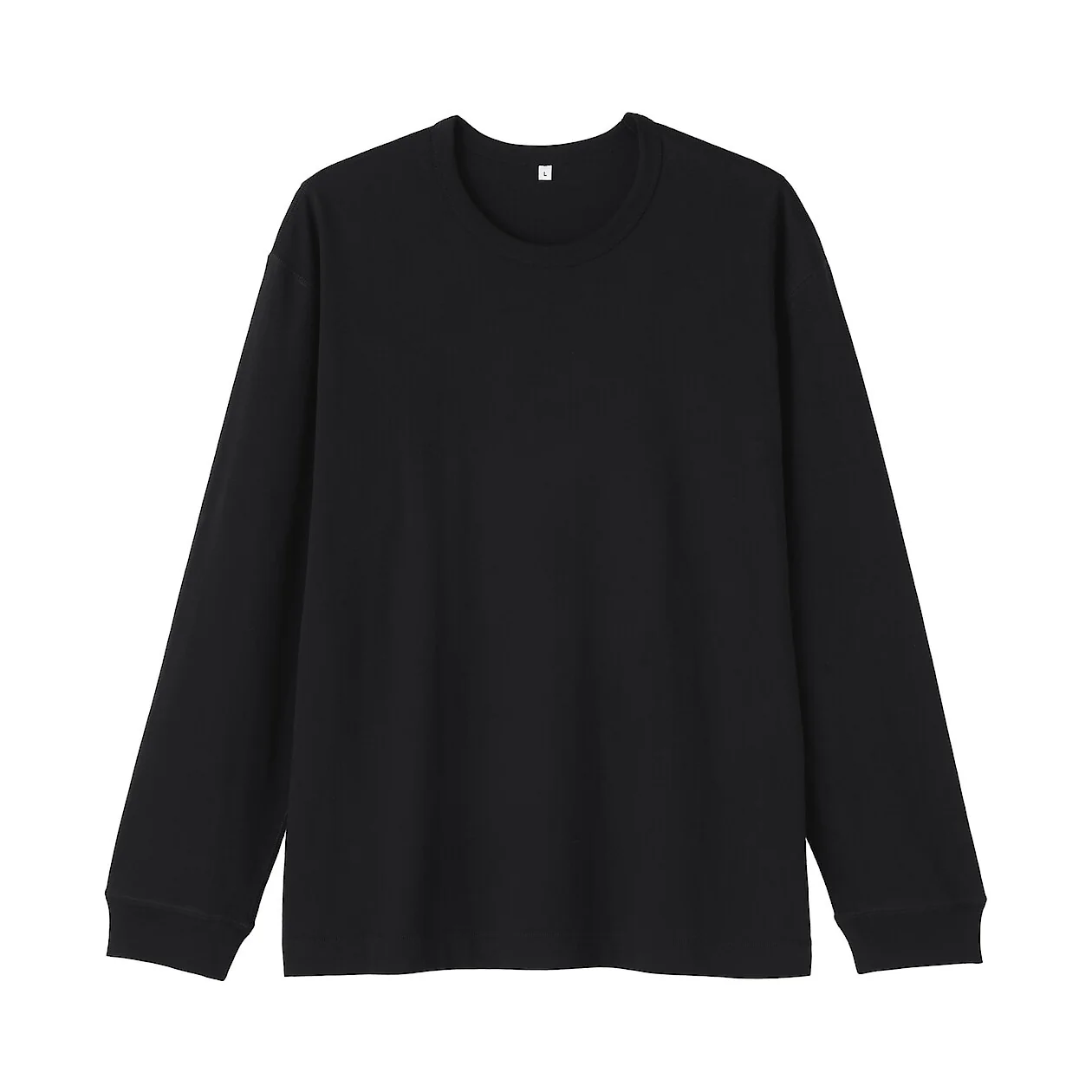 Loopwheel Knitted Crewneck Long Sleeve T-Shirt - Image 12