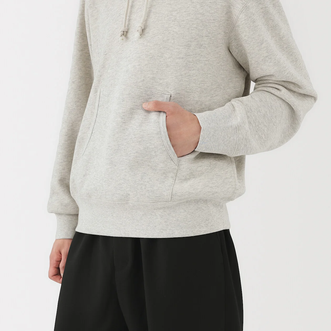 Loopwheel Knitted Sweat Hoodie - Image 11