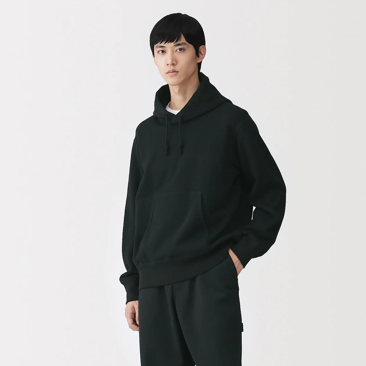 Loopwheel Knitted Sweat Hoodie - Image 14