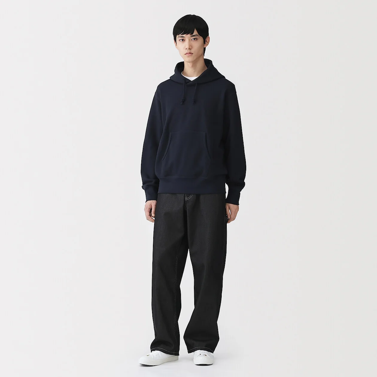 Loopwheel Knitted Sweat Hoodie - Image 3
