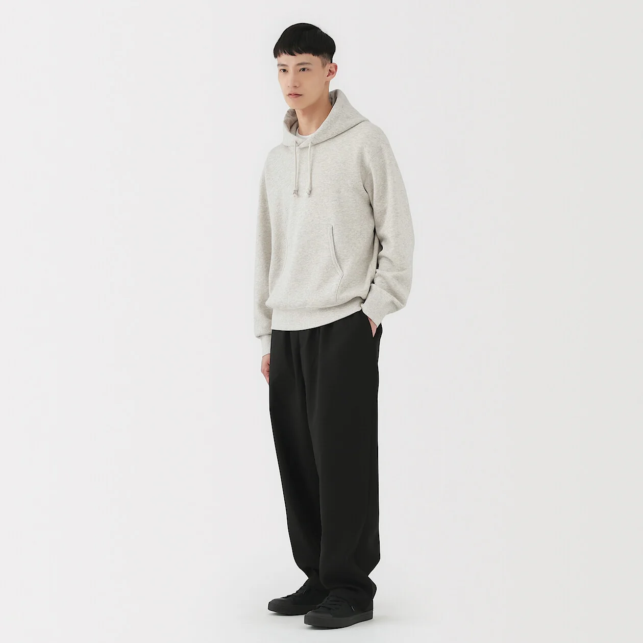 Loopwheel Knitted Sweat Hoodie - Image 7