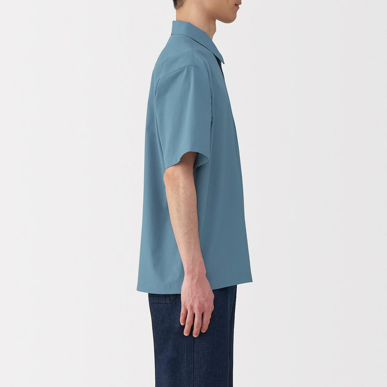 Breathable Short Sleeve Woven Polo Shirt - Image 17