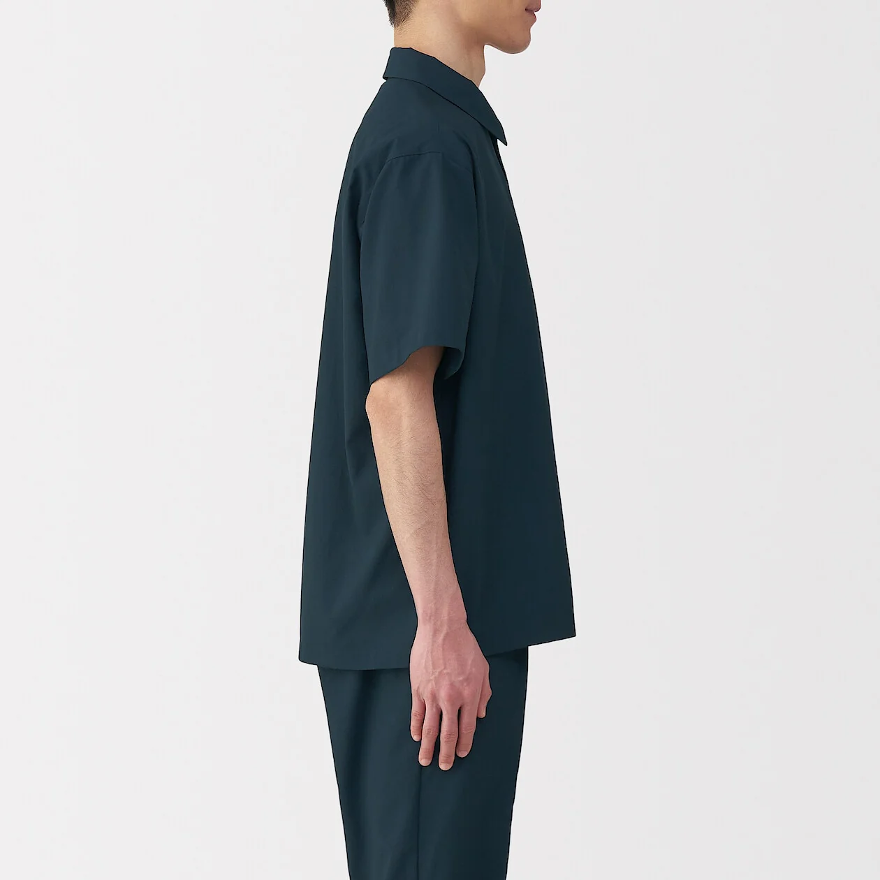 Breathable Short Sleeve Woven Polo Shirt - Image 24